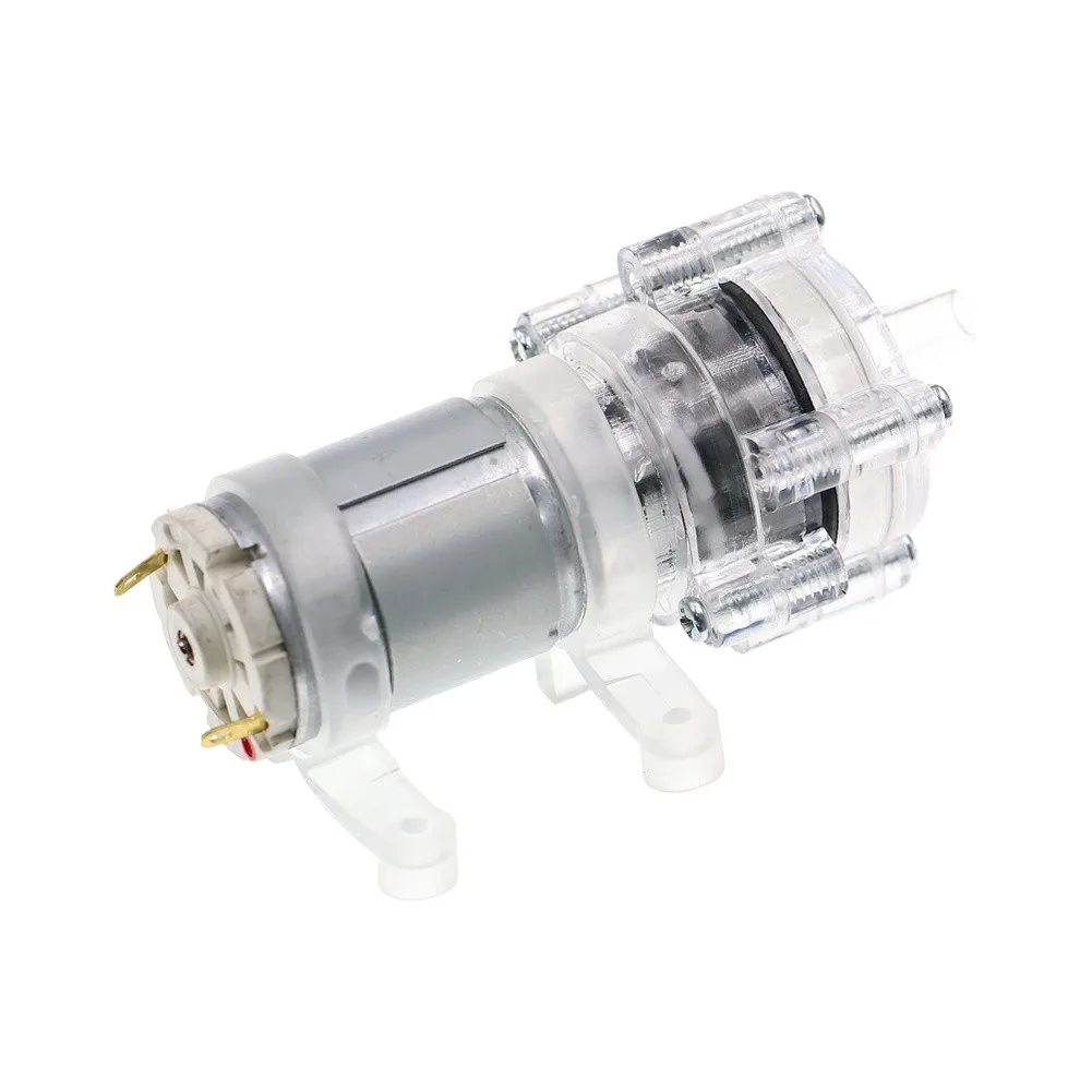 DC12V For Mini Diaphragm Water Self Priming 1A 4.8W For For Arduino DIY Small Circulation System ABS Transparent Motor