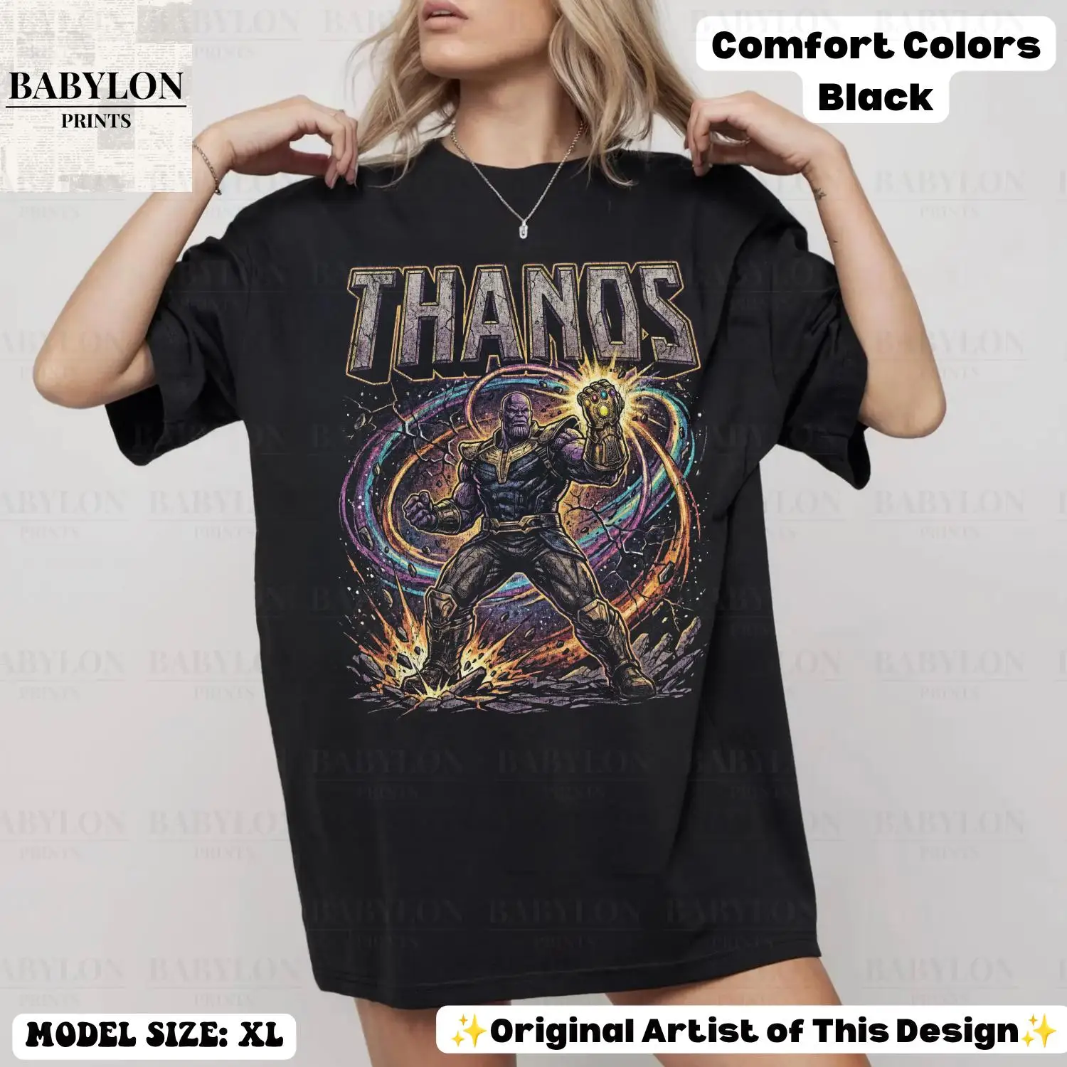 2026 Avengers Style Men's and Women's Summer Pure Cotton T-shirt Fan Style Comfortable, Breathable, High-quality Ins Y2k