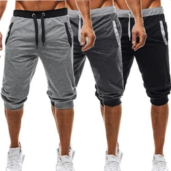 Pantaloni della tuta con coulisse da uomo pantaloncini da palestra moda Cargo pantaloni corti da uomo pantaloncini da spiaggia estivi pantaloni da Jogging Casual