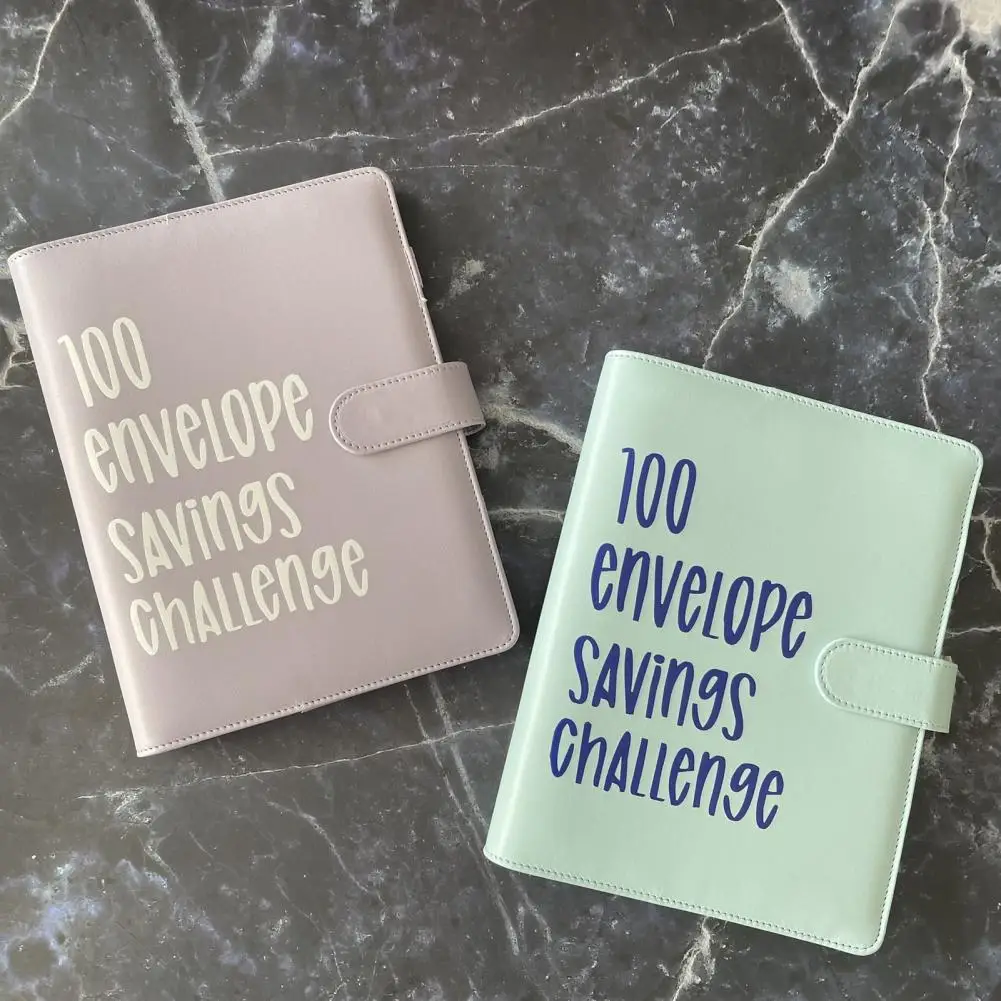 Envelope Challenge Binder Portable 100 Envelope Challenge Planning Notebook Flipchart Budget Flipchart Cash For Home Vacations