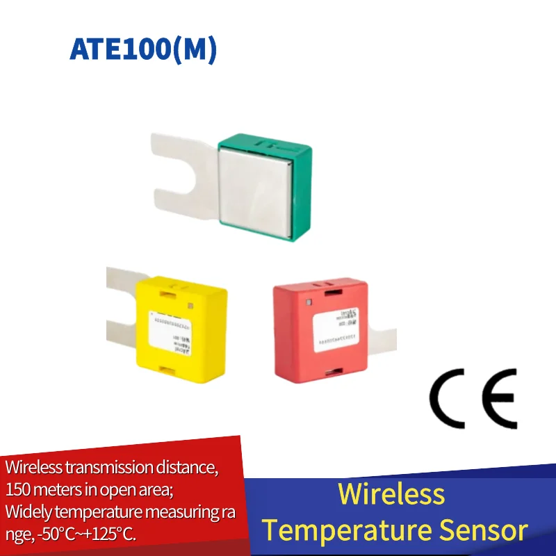 

ATE100M Magnetic Wireless Temperature Sensor Wireless Transmission Distance 150 Meters Transmit 470MHz Battery-more than 5 Years