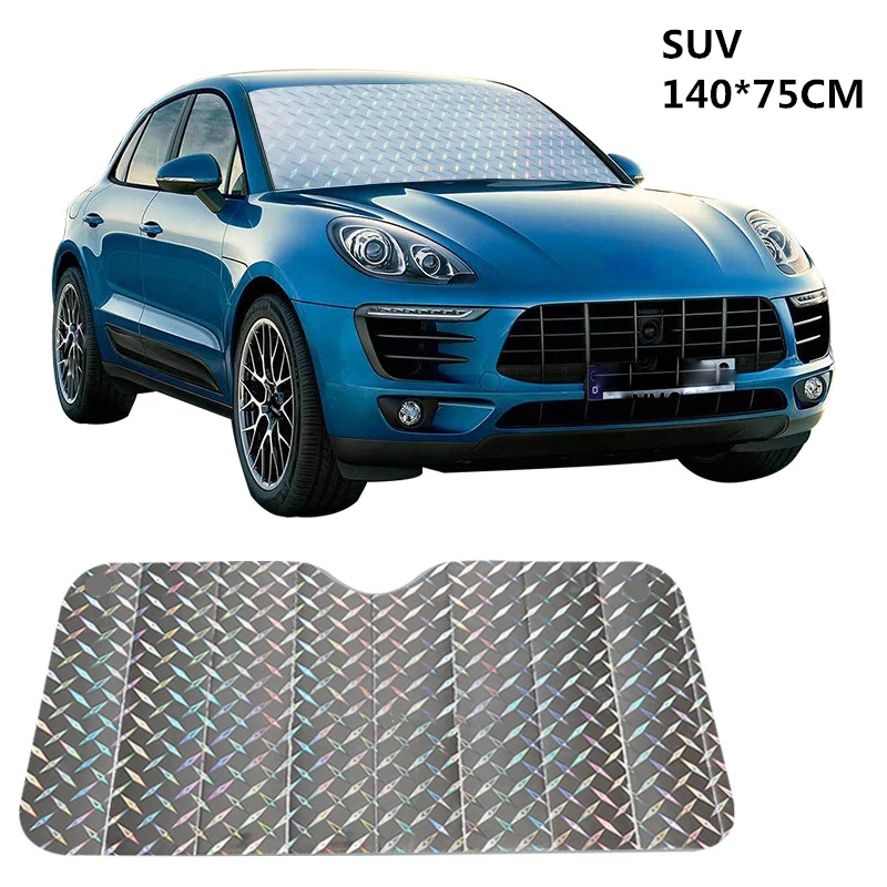 

Foldable Universal Car Windscreen Sunshade Cover Sun UV Protection Lightable Sun Visor Covers Car Windscreen Sun Shade