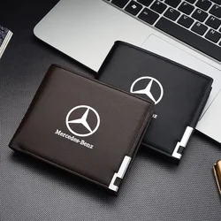 Car Trend Iron-edged Wallet Large Capacity Wallet Interior Accessory For Mercedes Benz A C E S G Class GLC CLE CLA GLB GLS W177