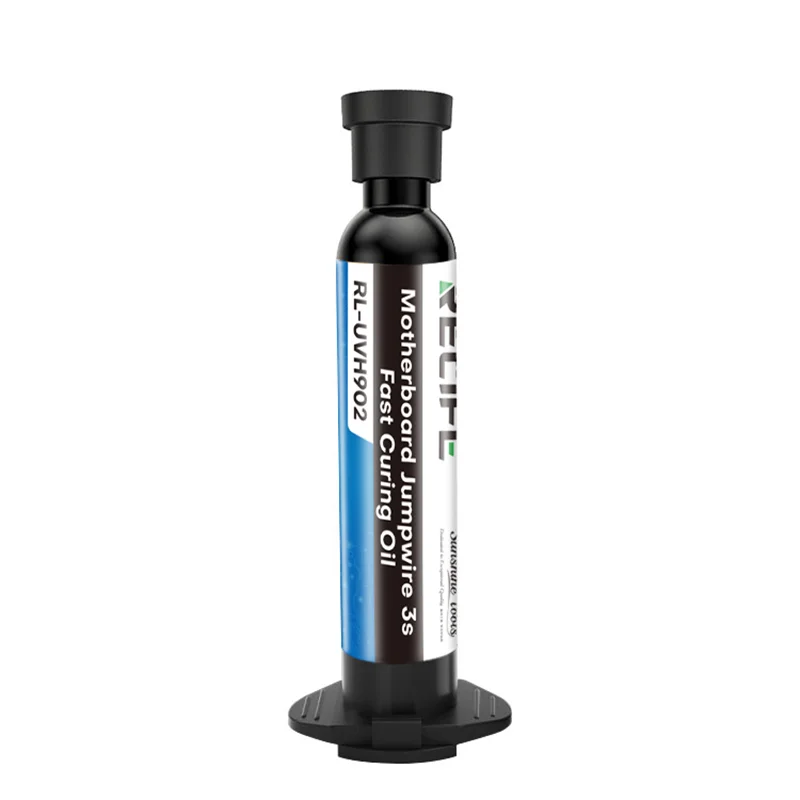 RELIFE RL-UVH902 UV-transparente, aushärtende Lötmaske für die Reparatur von Mobiltelefonen, springender Draht, schnell trocknende, aushärtende Schweißpaste, Flussmittelöl – Detail 9