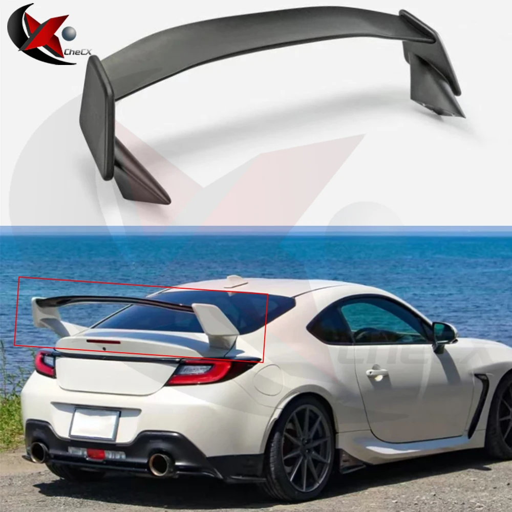Suitable For Toyota 86GR Subaru BRZ 2020-2024 High-Quality ABS Material Rear Spoiler GT Style Glossy Black Car Parts Rear Wing