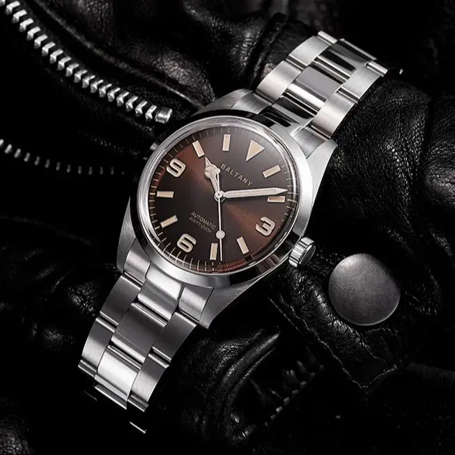 Baltany Men Automatic Watch 39mm Mechanical Wristwatch Sapphire Mirror Diver 20Bar Waterproof C3 Luminous ST2130 SW200