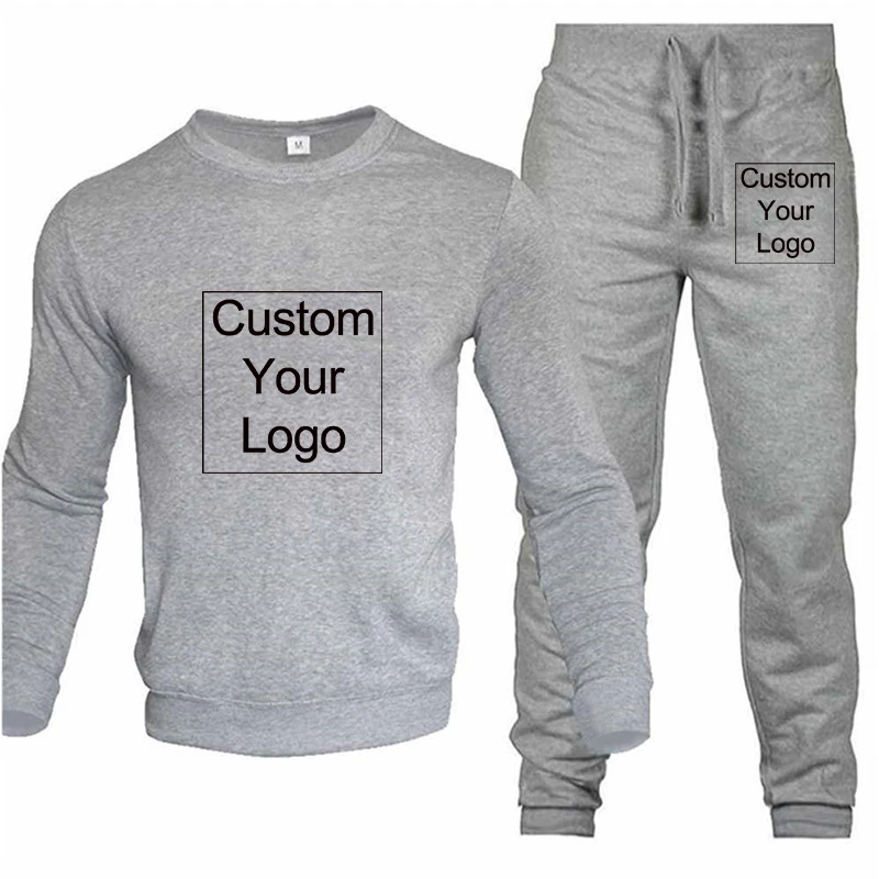 Custom Logo Man Pants Sets Tracksuit Men Clothing Men\'s Clothes for Men Fashion Hoodie and Pants Suit New in Sweatshirts Pant