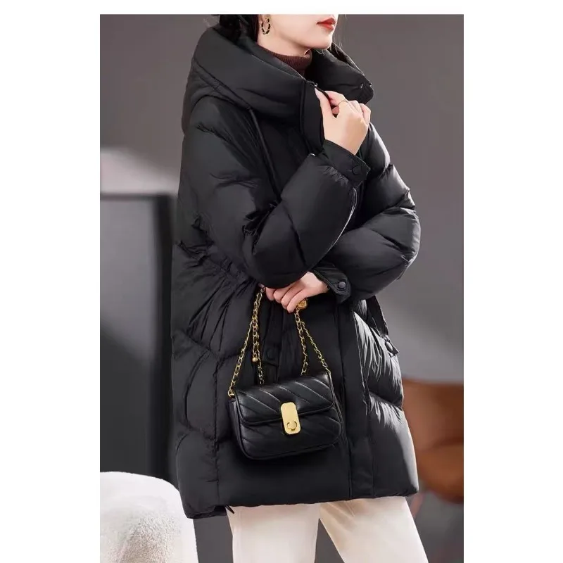 Neue frauen Baumwolle Kleidung Lange Winter Warme Unten Baumwolle Jacke Mode Weibliche Koreanische Lose Mit Kapuze Parker Mantel Stepp Jacke