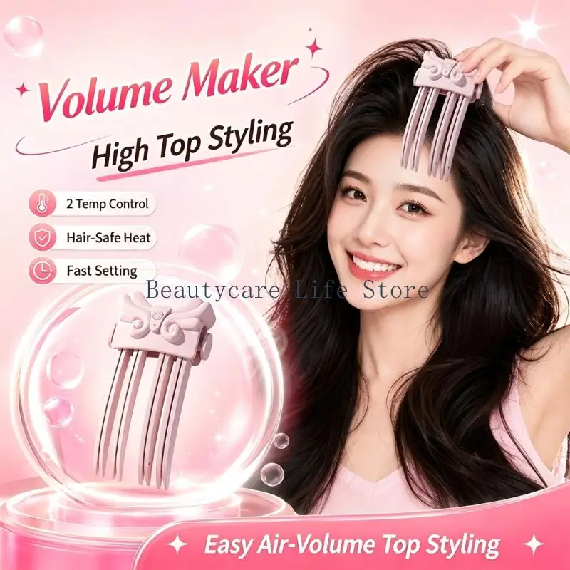 652C Root Body Styling Comb with Wireless Heated Comb-and-Shape Hair Function