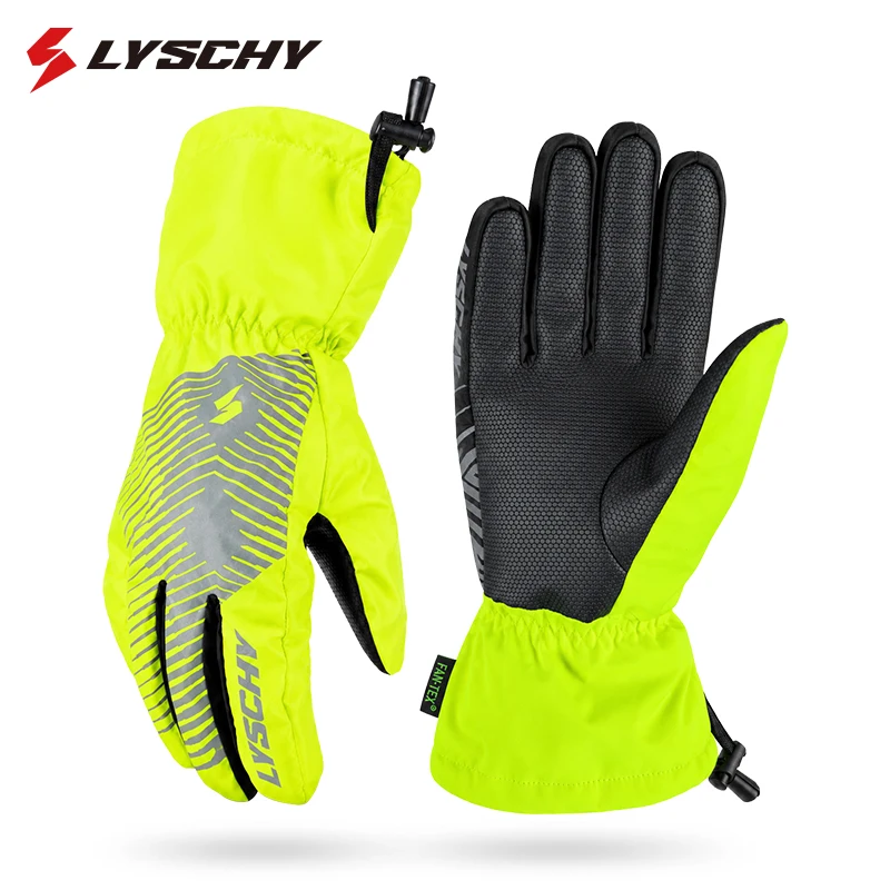 LYSCHY Comfortable & Fashionable Outer Rain Gloves for Moto, Fit Over Own Gloves, Men Women Waterproof Windproof Winter OuGloves