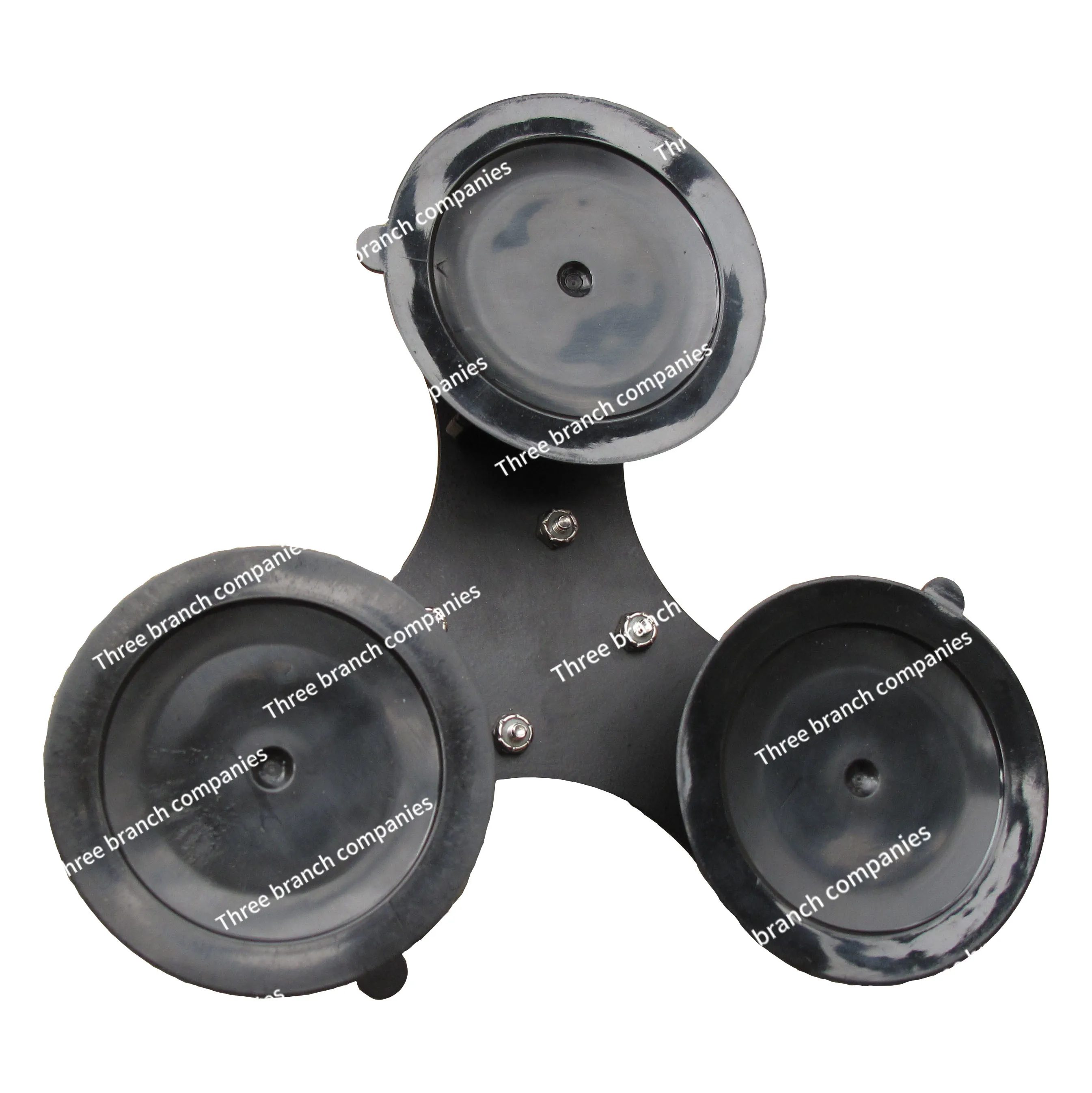 Three suction cup ball head bracket, compatible with US RAM windshield roof door suction cup, forklift equipment suction