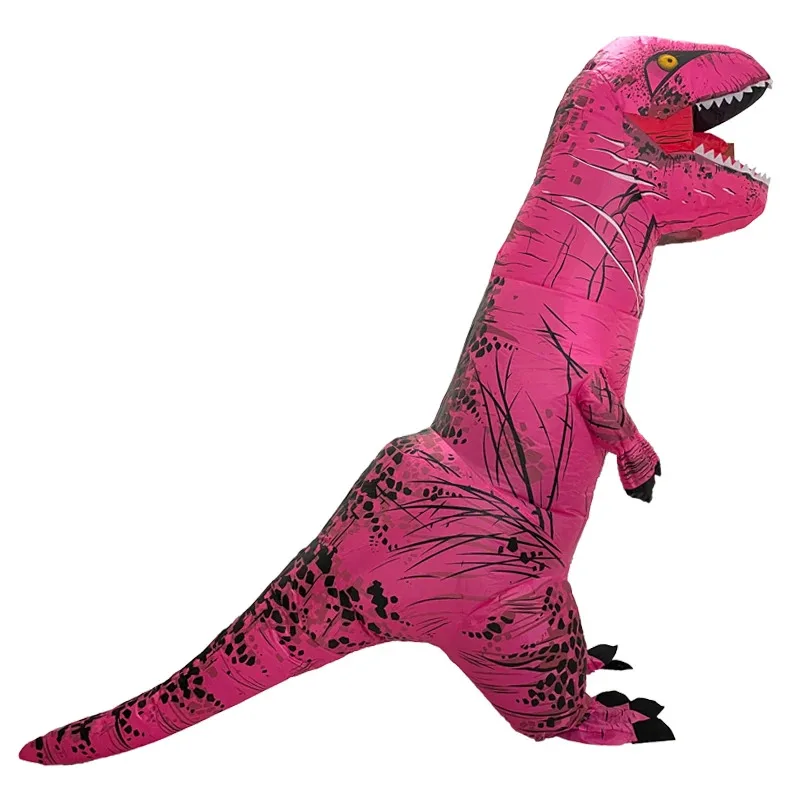 Kostum Tyrannosaurus Rex tiup CyAdult, pakaian cosplay Halloween, properti pesta perayaan festival, hadiah, set kostum