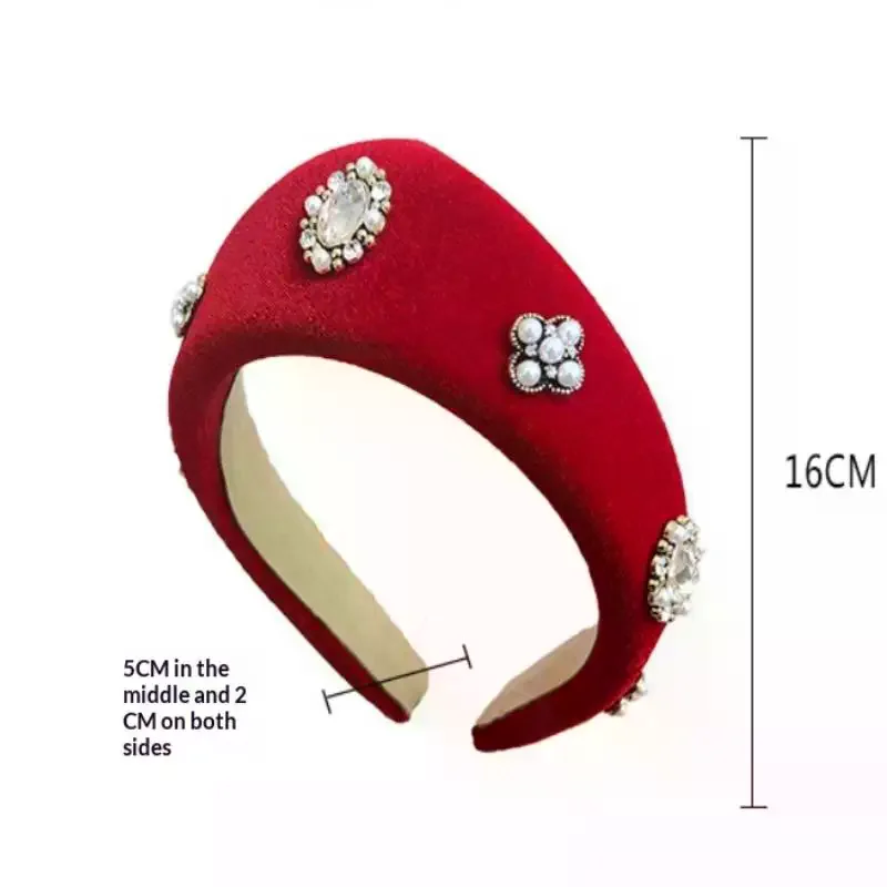 Bandeau en velours pour femmes, nouveau bandeau en épingle à cheveux rétro britannique européen et américain pour filles, couvre-chef de loisirs à domicile