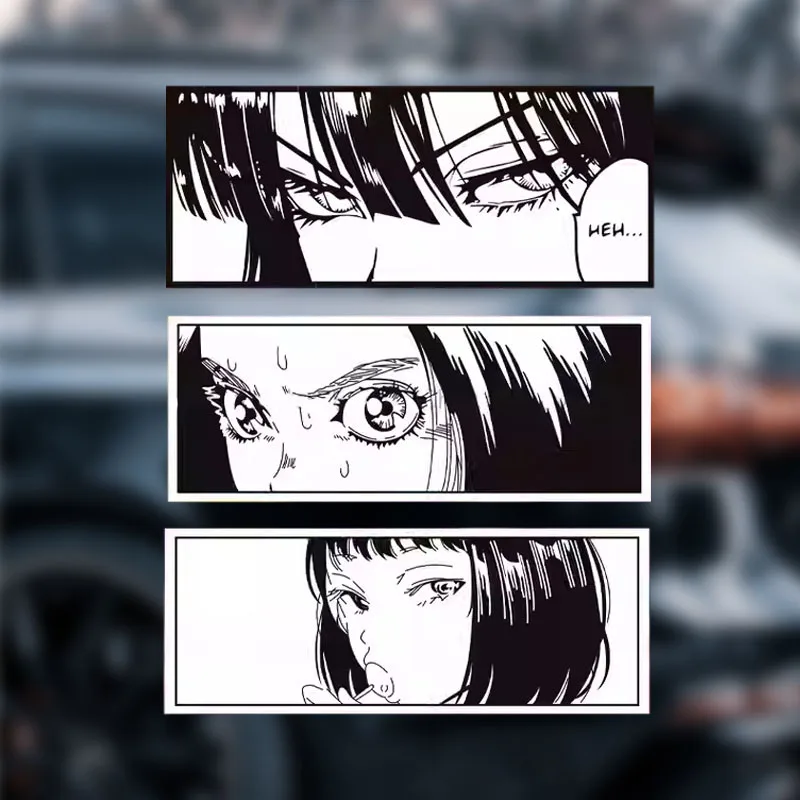 

1 шт., наклейка для девочек в стиле аниме, наклейка для скутера, JDM для мотоцикла, боковая панель, топливный бак, автомобиль, электрический скутер, украшение, виниловая наклейка