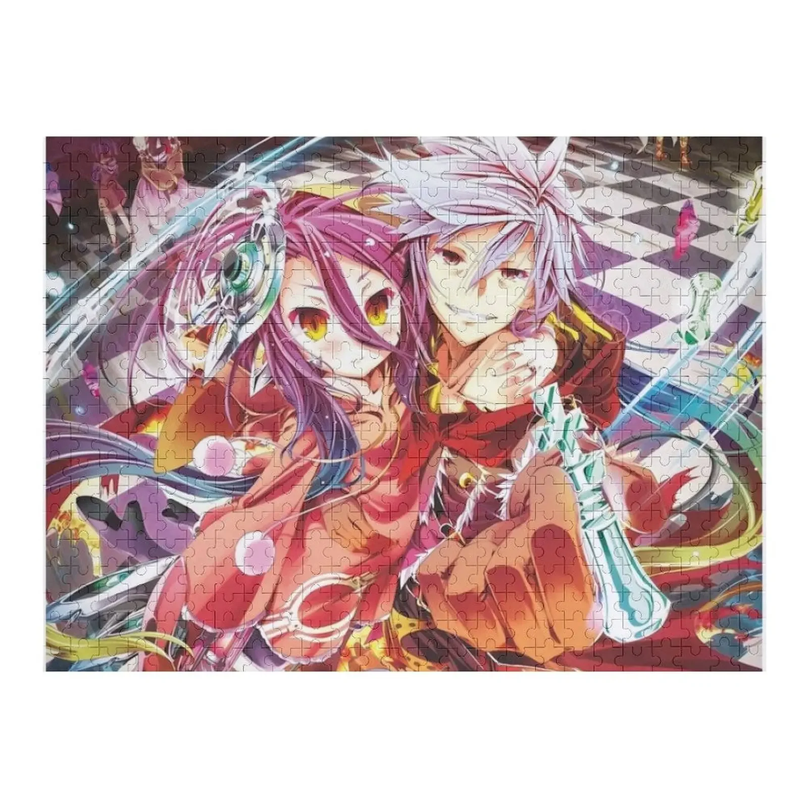 

No Game No Life 29 Jigsaw Puzzle Novel Toys For Children 2022 Wooden Animal Puzzle