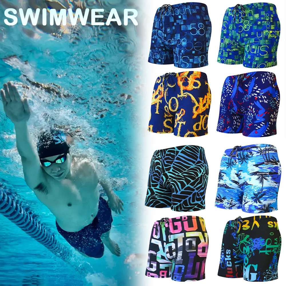 

Quick-dry Swimwear Men Briefs Adults Loose Boxer Swim Trunks Sports Swimming Comfortable Boxer Swim Shorts Hot Spring Beach