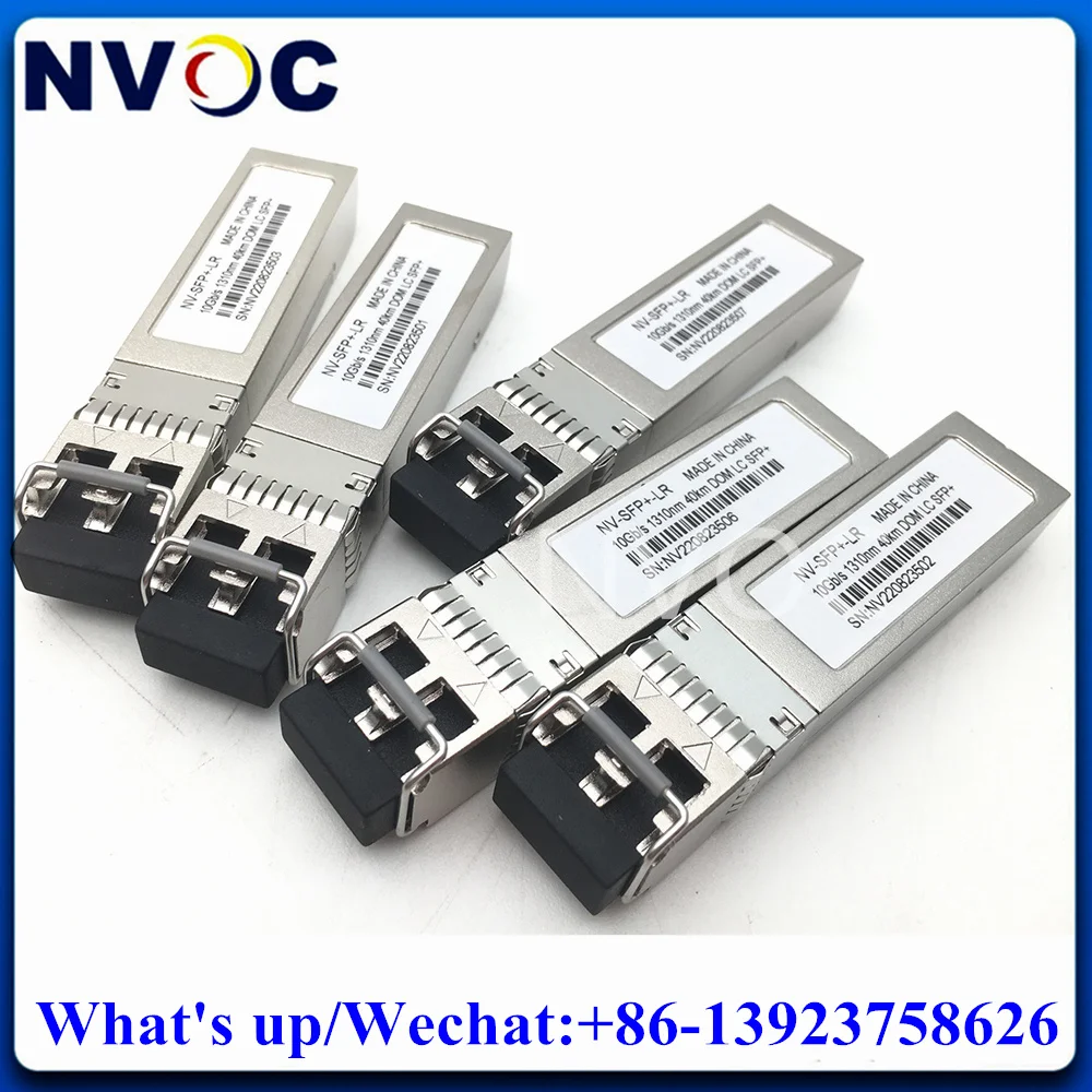 5Pcs 40km 10G SFP Module Duplex LC Connector 10GBase-ER 1310nm ER DOM Dual Fiber SFP+ Optical Transceiver SFP-10G-ER