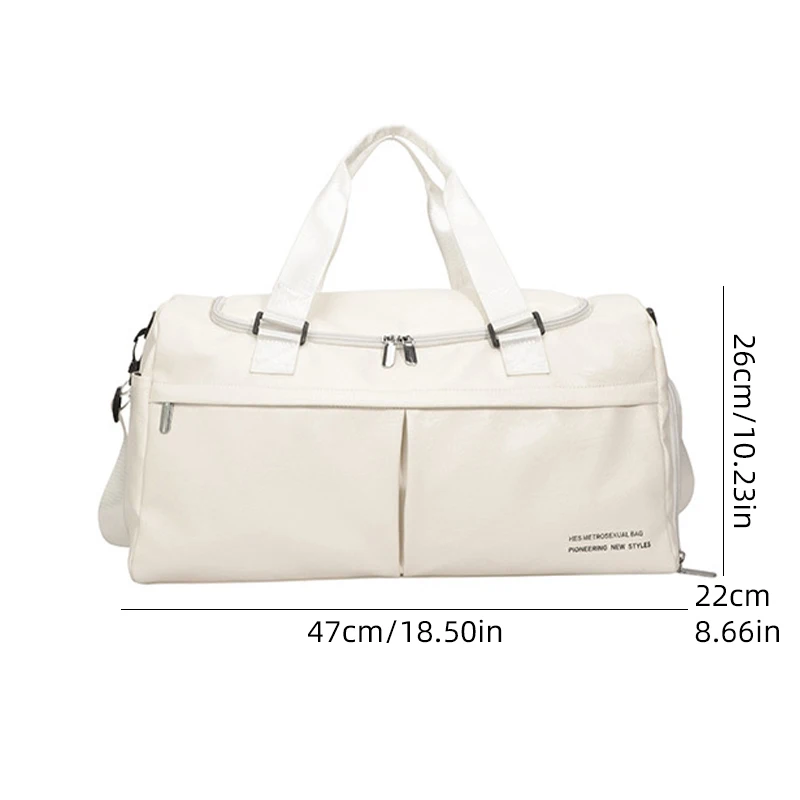フィットネスジム大容量収納バッグウェットドライ分離旅行ヨガ水泳ショルダークロスボディバッグアウトドア短期旅行週末ハンドバッグ