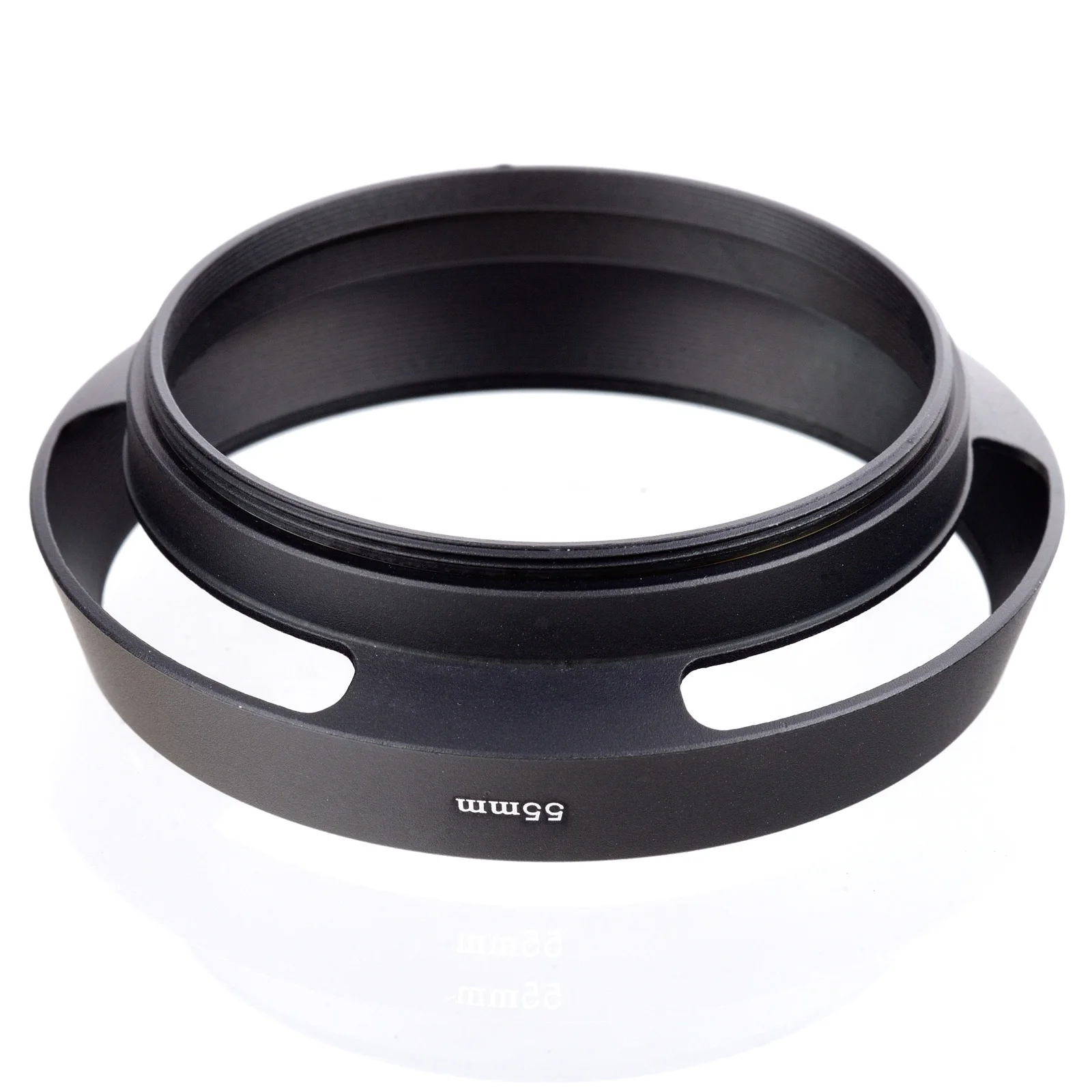 55 milímetros de metal lens hood para canon, nikon, sony, leica, olympus, pentax, acessórios da câmera