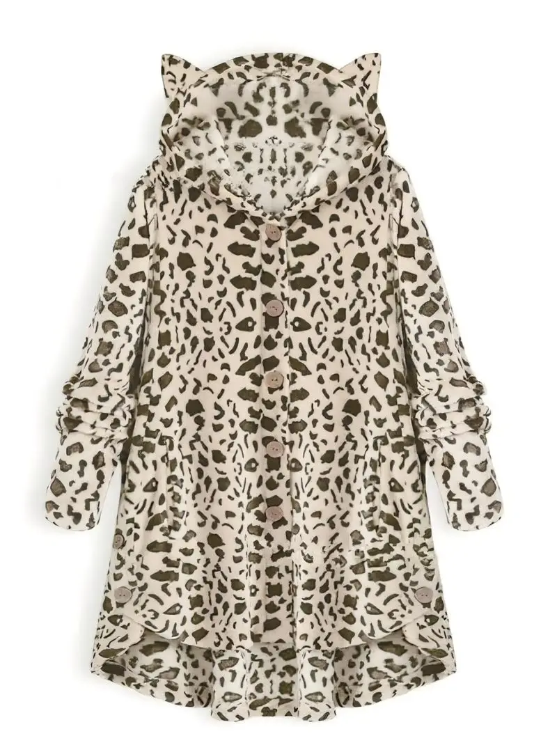 

Autumn Winter Coat Women Warm Coat Wool Jacket Female Plush Coat Hooded Jacket New Women's Coats Solid Color Jacket