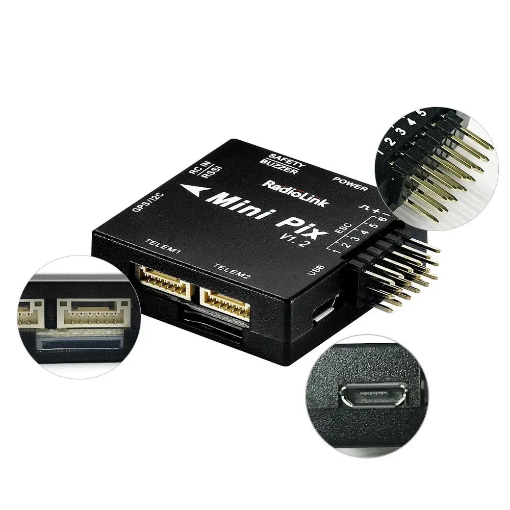 Radiolink Neuer Mini PIX V1.2 Flugcontroller M10N GPS TS100/SE100 GPS Gleich wie Pixhawk FC FPV Racing Drohne Hubschrauber Flugzeug – Detail 10