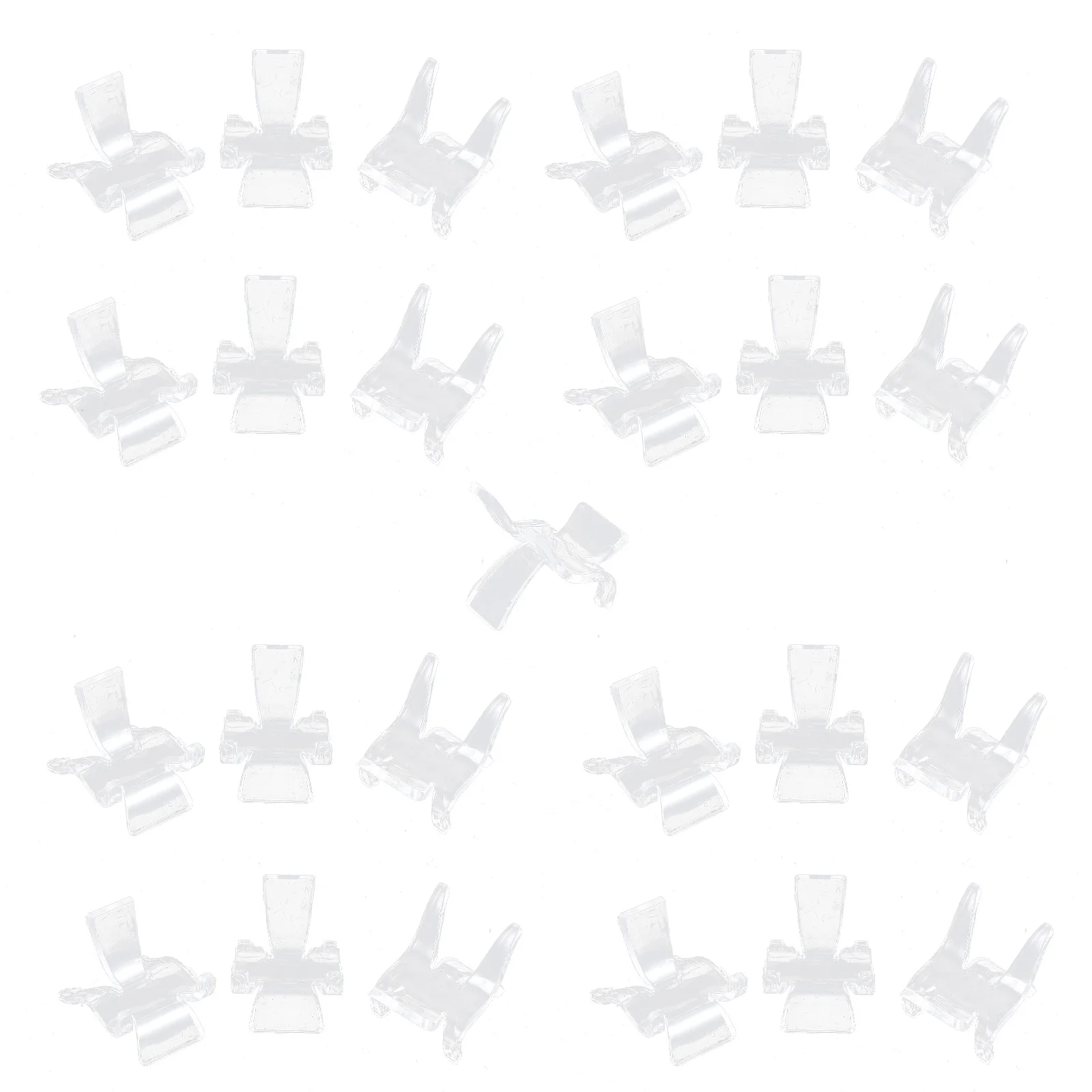 25Pcs Chair Design Bracelet Jewelry Display Stand Necklace Rack Organizer Compact Holder for Home Store Dresser Display