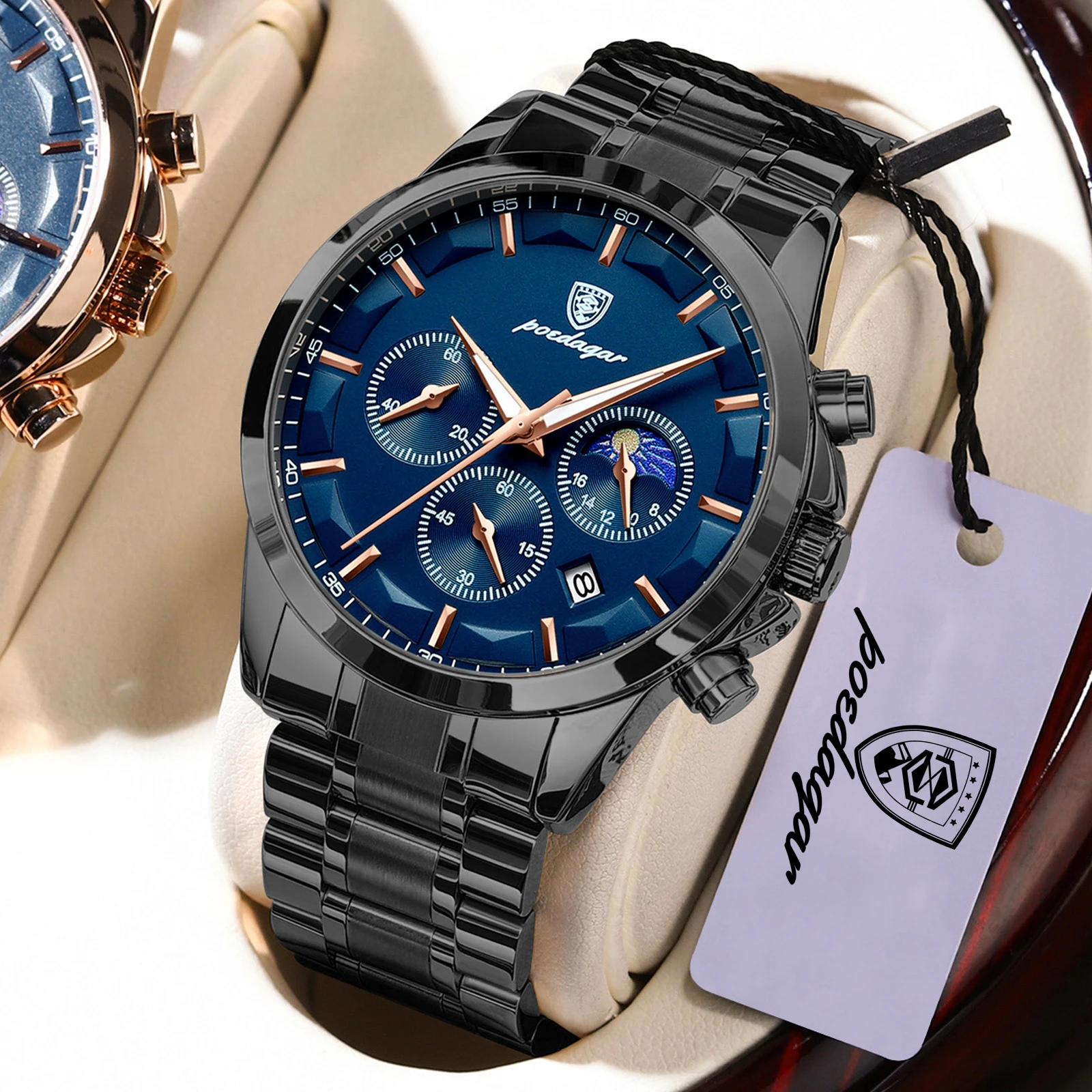 Men's Waterproof Luminous Chronograph Watch