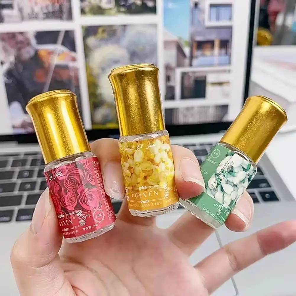 Arabian Jasmine Roll On Perfume Oil Long Lasting Floral Fragrance for Women and Men with Botanical Oils for Daily Wear