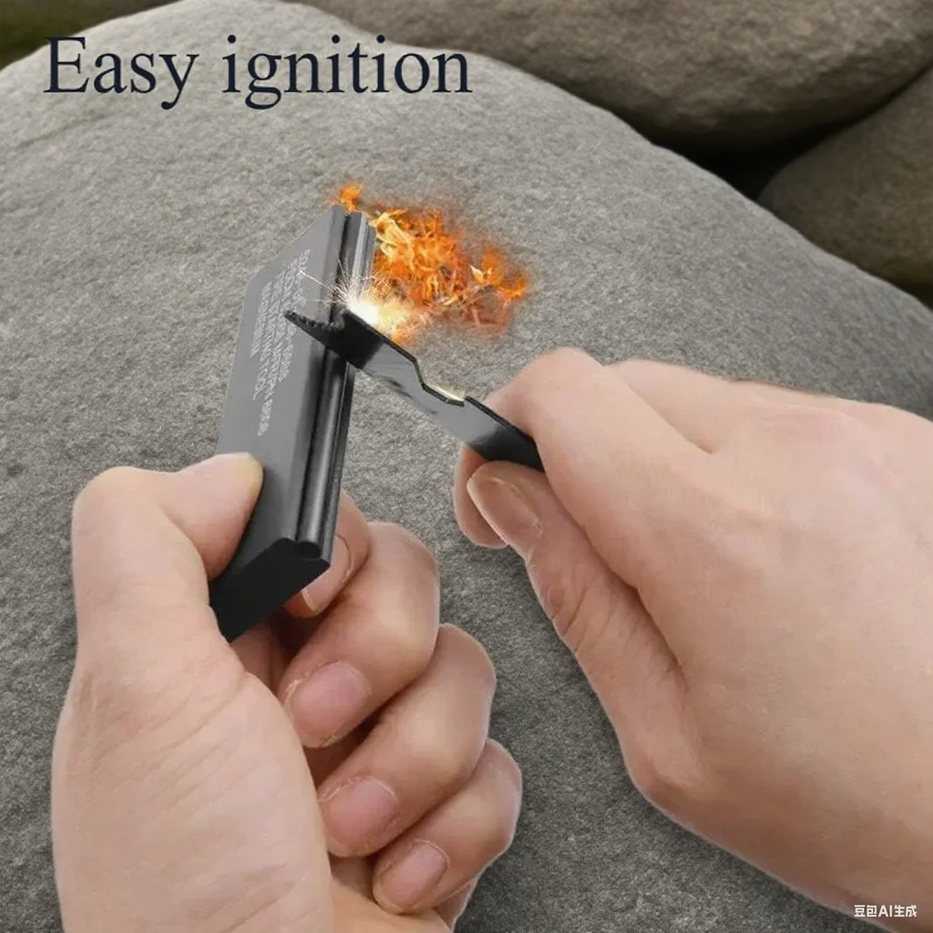 

Outdoor Survival Waterproof Lighter, Portable, Adventure, Camping, Cigarette Accessories, Men's Small Gift
