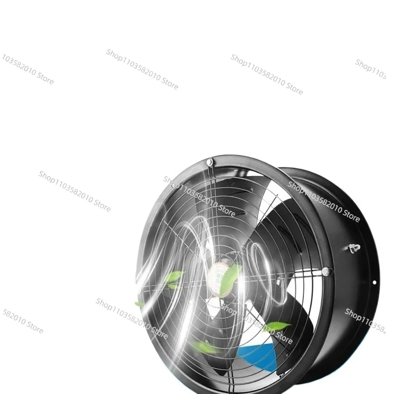 

External Rotor Axial Flow Fan, Ultra-Quiet Duct Exhaust Fan for Commercial Kitchen Ventilation (220V/380V)