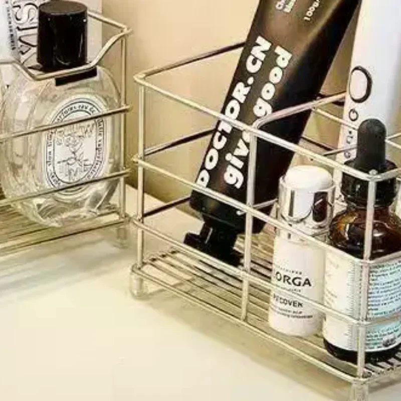 5-Slot Stainless Steel Toothbrush Holder - Space-Saving Freestanding Design, No Installation Required, Ideal For Bathrooms