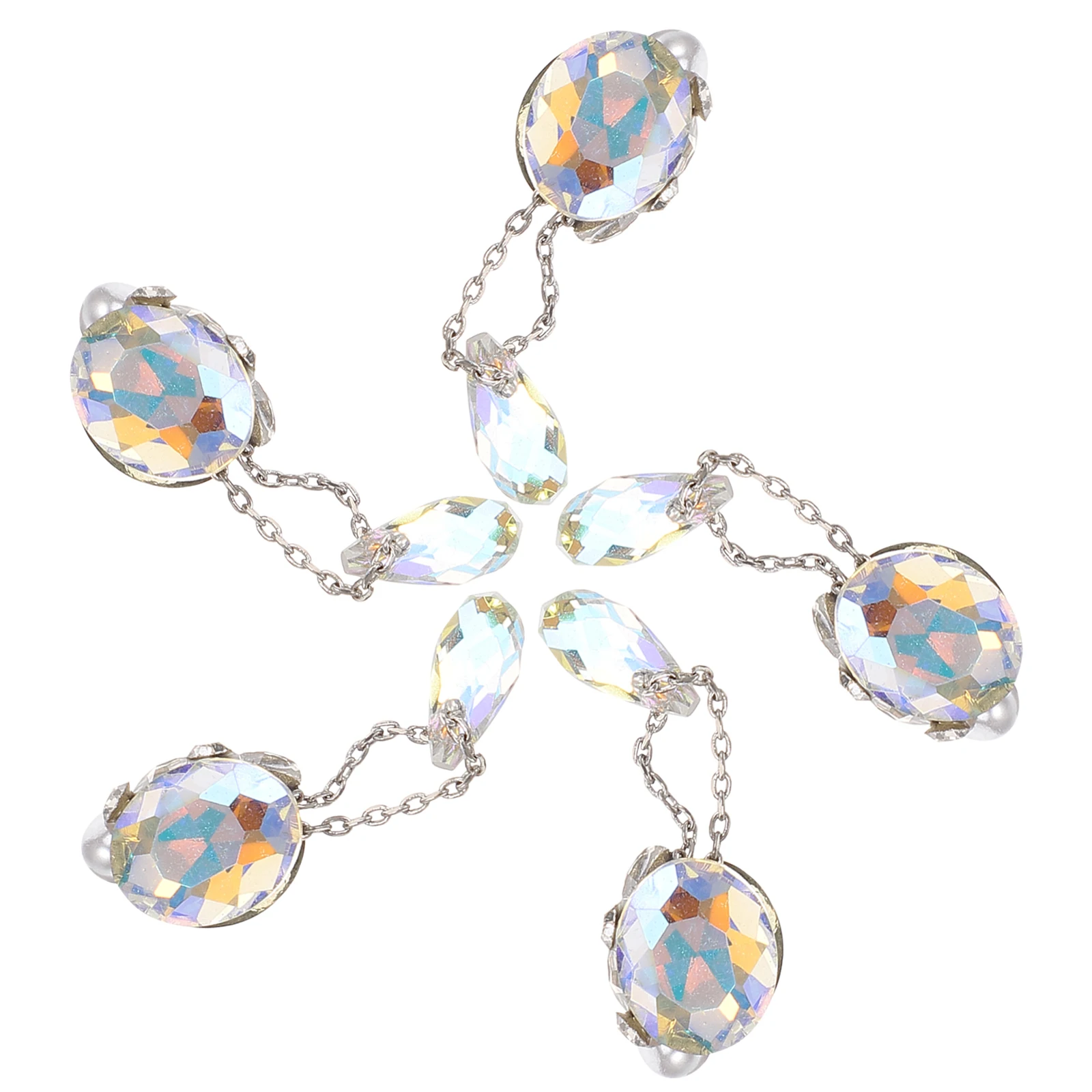 

5pcs Pendant Art Charms Rhinestone Gems 3D Decor Diy Accessories For Women Girls Manicure Bling Dangle Studs Jewelry Gems Stones