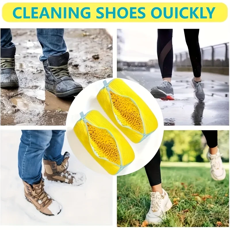 Sturdy washing machine bag suitable for all kinds of shoes - with a zipper closure and a soft protective lining