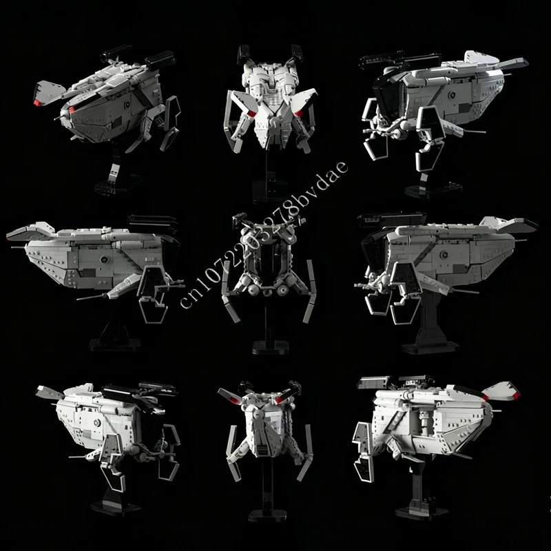 1732PCS LAAT le Patrol Transport Space War Military MOC SpaceShip Battle Model Building Block Architecture DIY Education ToyGift