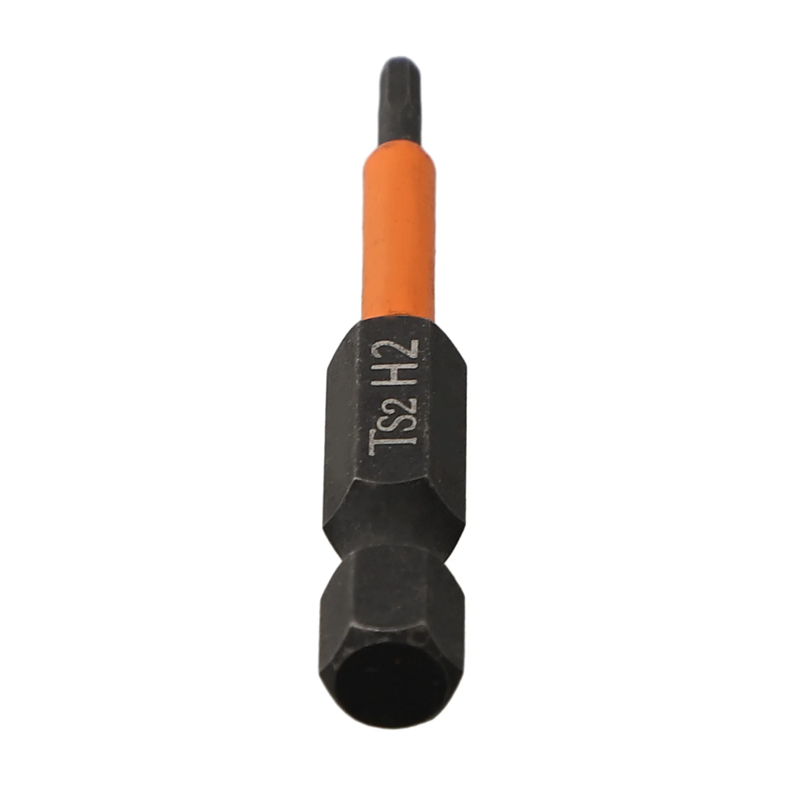 Hand Tool Screwdriver 1 4 Inch Hex 50mm 1 96Inch 50mm Length Alloy Steel Black Orange For DIY H1 5 H6 Hex Shank