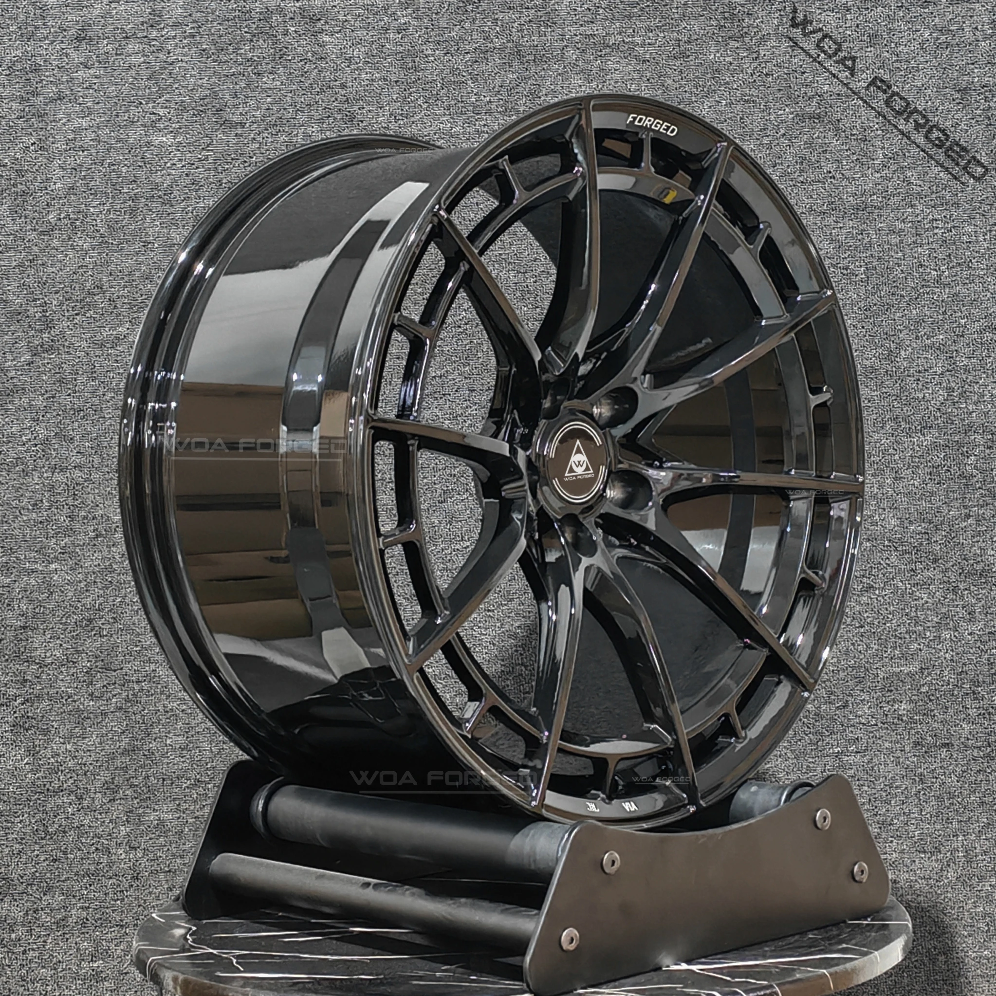 

Customized 6061-T6 Stylish Muscular 18-22 Inch Forged Aluminum Wheel Rim Deep Dish Chrome Polished Gloss Low-Weight 5x114.3 Bolt