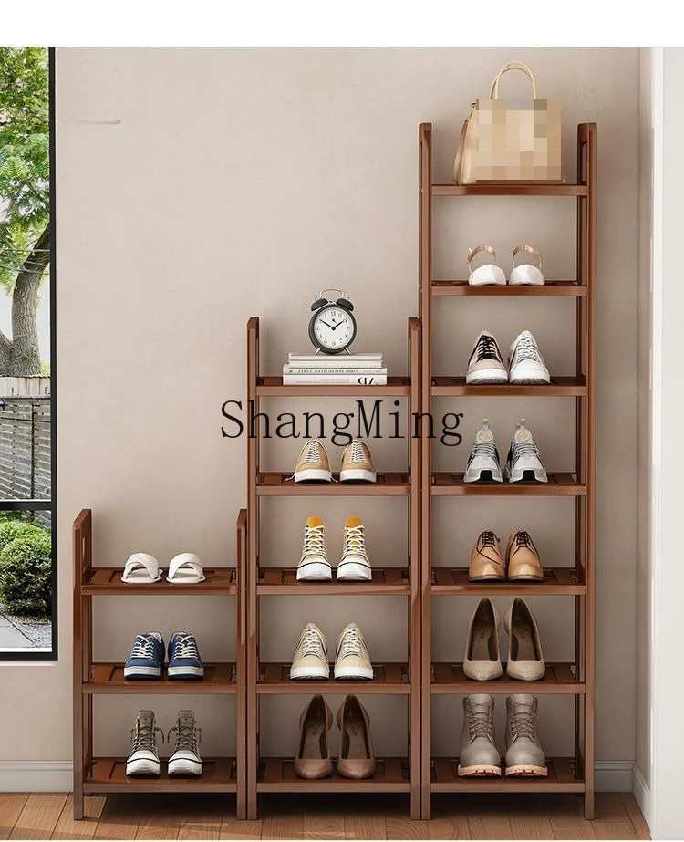 

ZYYSimple and small multi-layer storage rack for household outdoor corridors, door storage rack