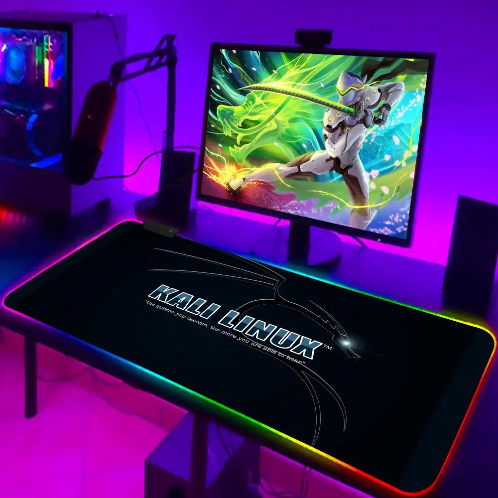 K-kalies system Mouse Pad CS-GO anime character luminous super large RGB office game competitive keyboard pad