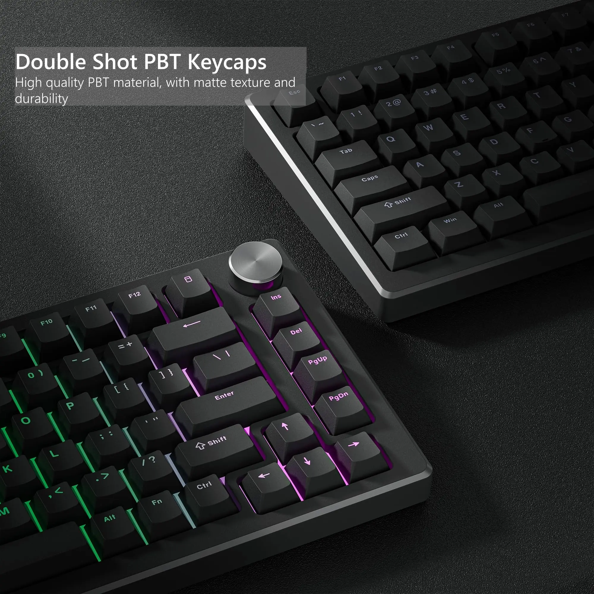 BOW Double Shot PBT Keycaps Profil OEM Shine Through RGB Podświetlane klawisze do mechanicznej klawiatury dla graczy Cherry Gateron MX Switch