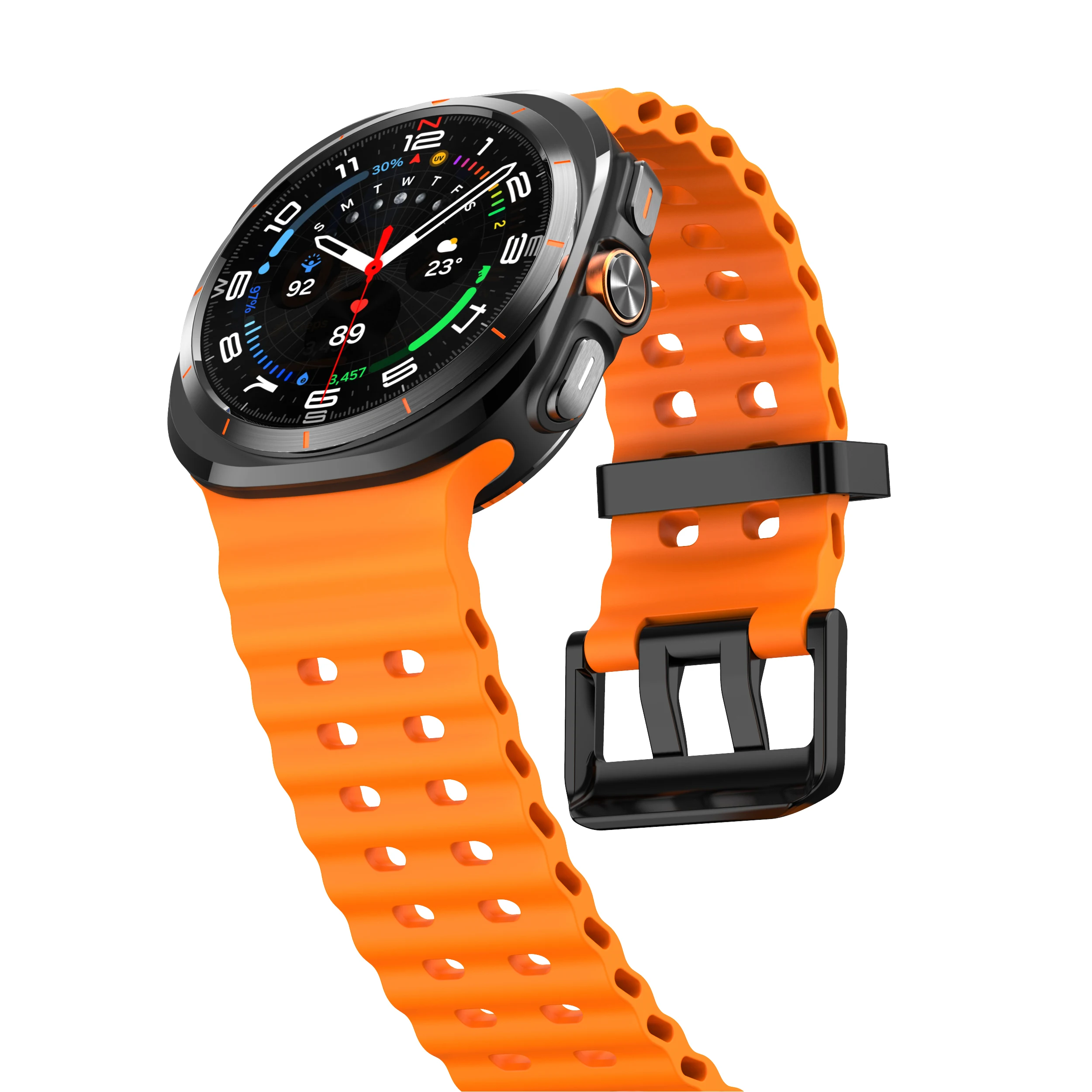 Marine Band For Samsung Galaxy Watch ultra Strap 47mm Accessories Sport silicone Bracelet correa Galaxy Watch 7 ultra 47mm Strap