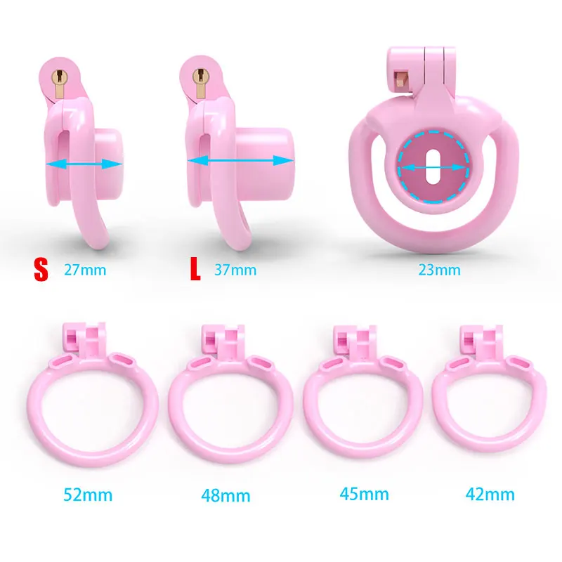 Male Penis Chastity Cage Set Bird Throat Inverted Penetration Master Padlock Belt Abstinence Lock Ring Lock Bondage