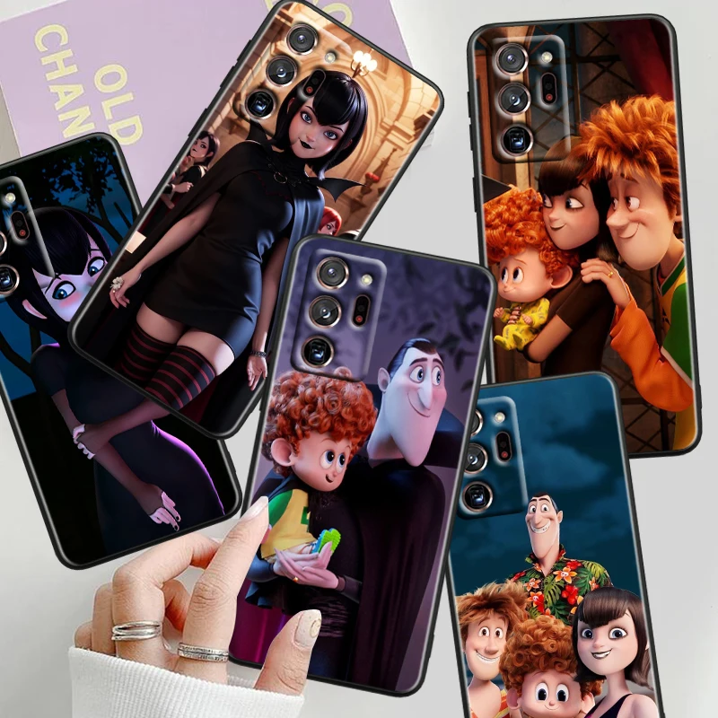 Hotel Transylvania Disney Film For Samsung Note 20 10 Ultra Plus A31 A14 A12 A70 A34 A25 A04 A05 A15 A24 5G Black Funda