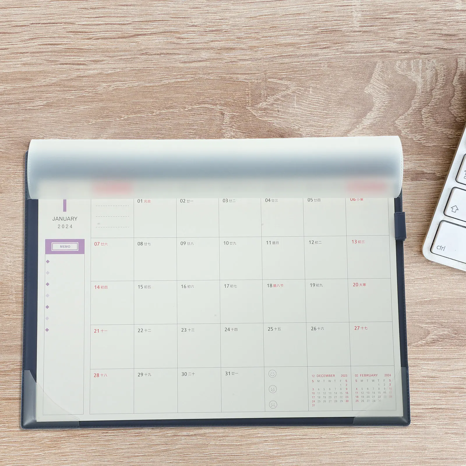 

Desk Calendar Elderly Delicate Monthly Business Accessory Office Daily