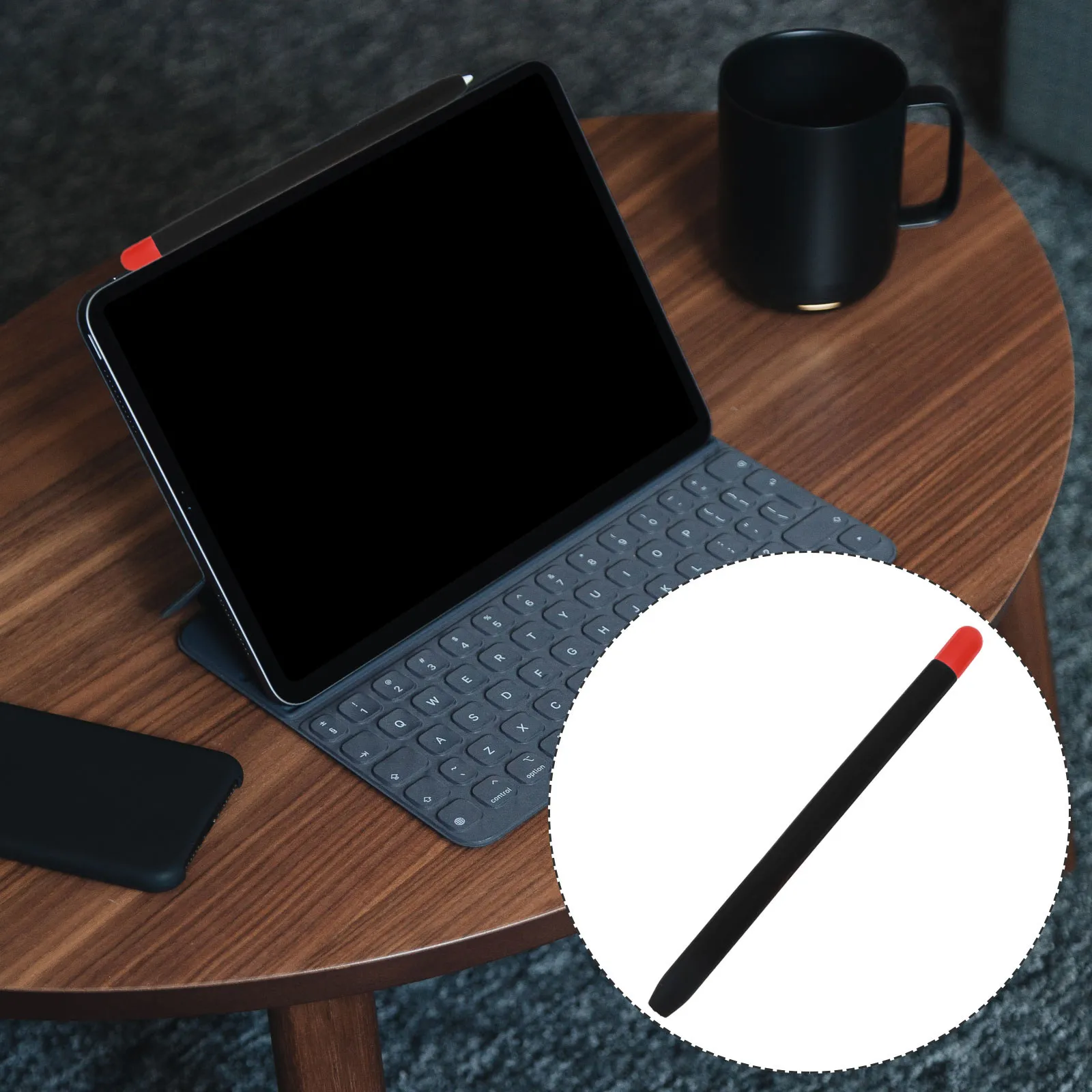 

Stylish Silicone Stylus Pen Protective Sleeve Long-Lasting Material with Grip Surface Perfect Fit for Apple Pencil 2 Stylus