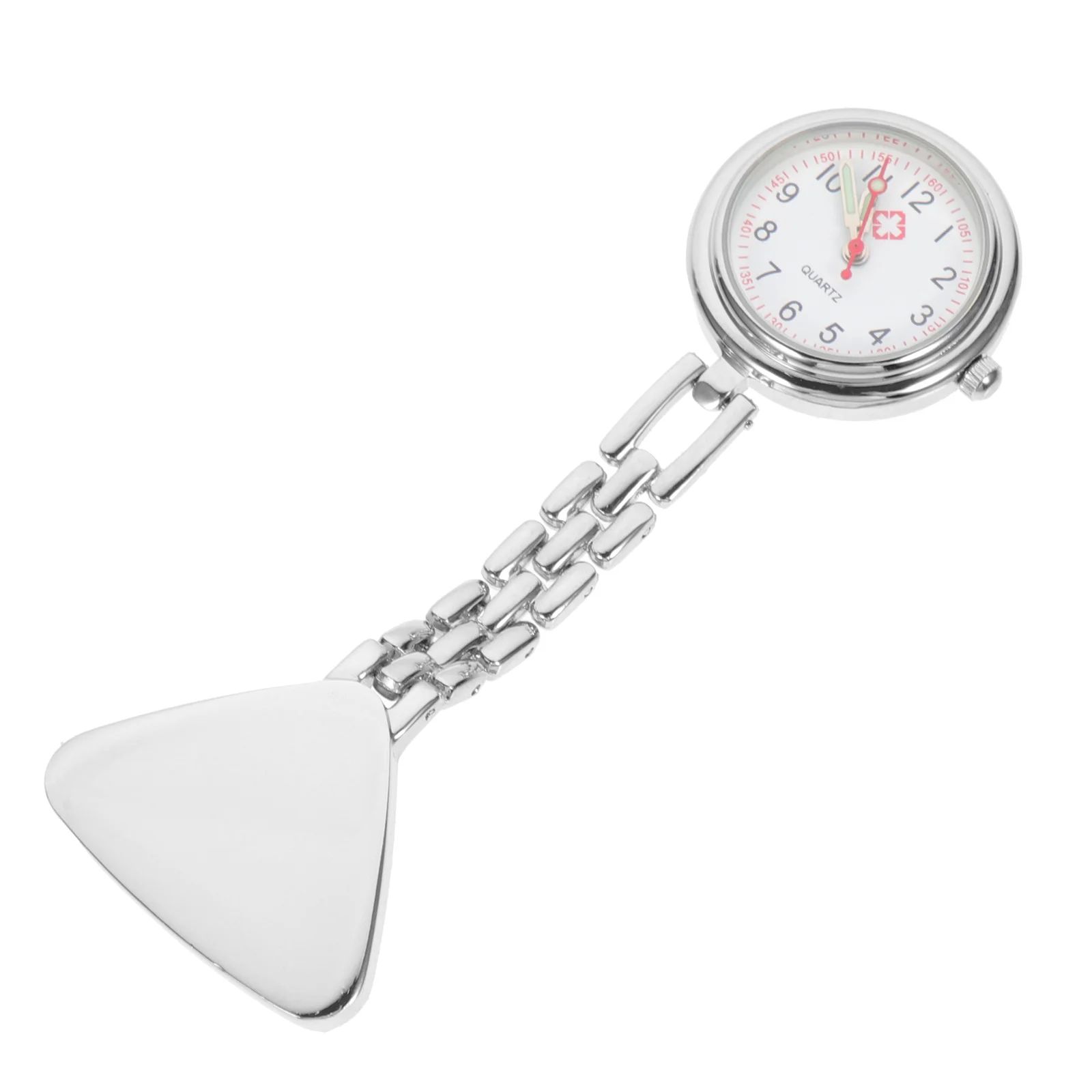 Jam Saku Logam Ringan Bergaya dan Tahan Lama untuk Anak-anak dan Lansia dengan Skala Dial Jelas, Portabel, Hadiah, Paduan Kuarsa