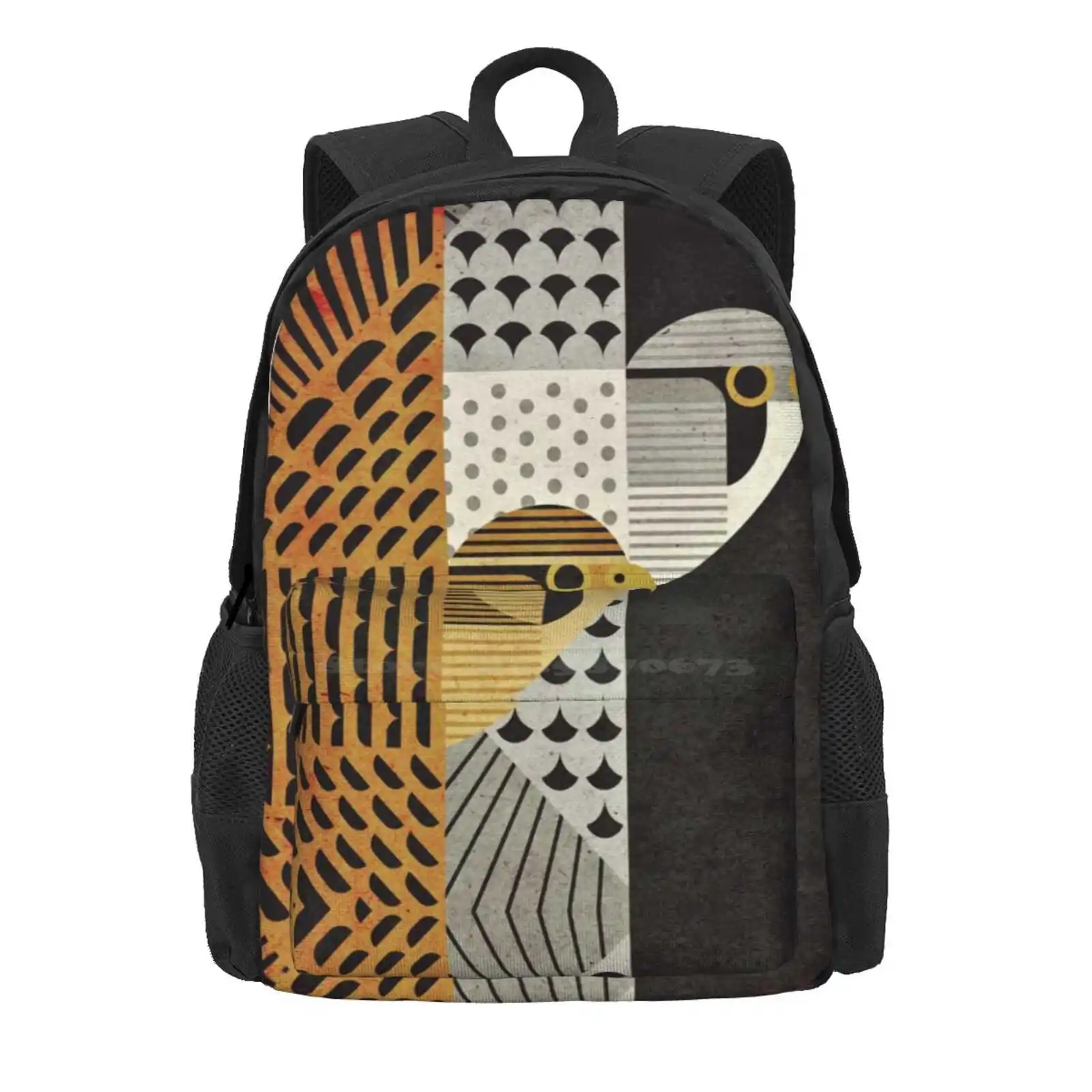 Eurasian Kestrels Hot Sale Schoolbag Backpack Fashion Bags Scottpartridgeart Partridge Graphic Design Digital Illustration