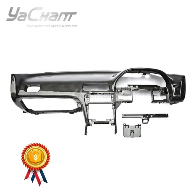 

Carbon Fiber Interior Trim Fit For 1989-1994 180SX 200SX S13 RPS13 RHD Inner Dashboard Replacement