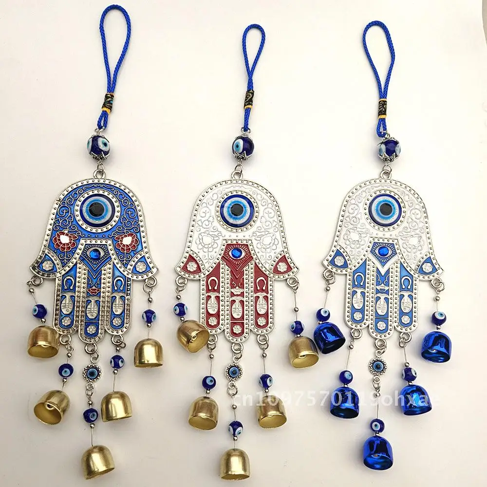 

Wind Bell Hanging Ornaments Retro European-style Blue Eye Ornaments Pendant Devil's Eye Wall Decoration Wind Bell