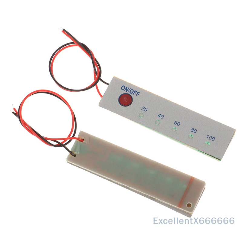 1s/3s/4s Li-Ion Battery Percentage Indicator Board Battery Capacity Tester Level Indicator Lithium Battery Capacity Indicator