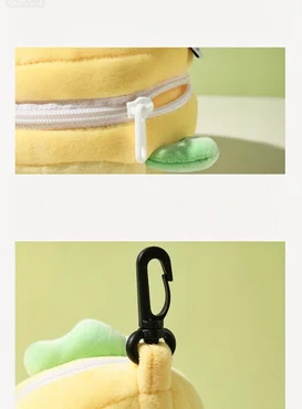 Premium compact Cartoon fruit skin-friendly Adorable Carrying 2-in-1 eye mask bag